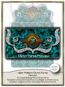 Uber Modern Clutch Purse Mini Kit