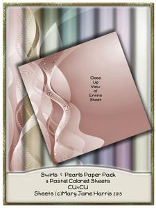 Swirls & Pearls Paper Pack - Cu4cu