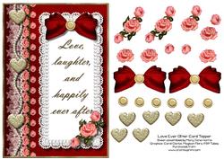 Love Ever After Card Topper 1