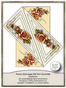 Peach Schnapps Off-set Gatefold Card Kit