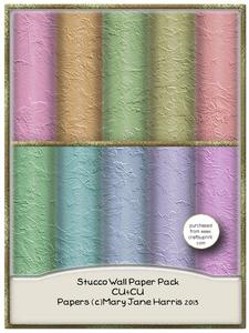 Stucco Wall Paper Pack - Cu4cu