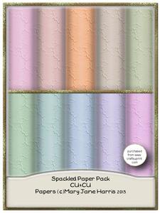 Spackled Paper Pack - Cu4cu