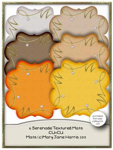6 Serenade Textured Mats 4 - Cu4cu