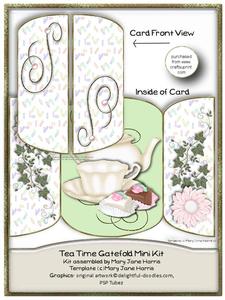Tea Time Gatefold Mini Kit