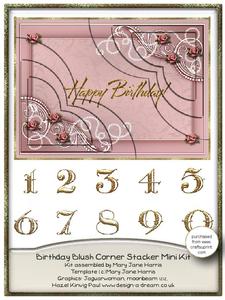 Birthday Blush Corner Stacker Mini Kit 1