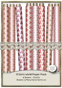 A Girl's World Paper Pack - Cu4cu