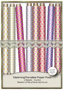 Blooming Paradise Paper Pack - Cu4cu