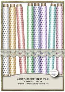 Color Washed Paper Pack - Cu4cu