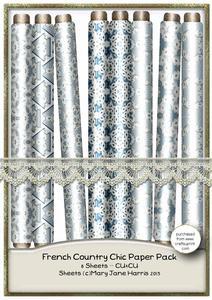 French Country Chic Paper Pack - Cu4cu