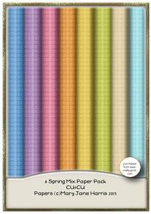 8 Spring Mix Paper Pack - Cu4cu