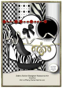 Zebra Safari Designer Resource Kit - Cu4cu