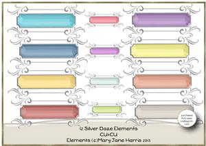 12 Silver Daze Elements - Cu4cu