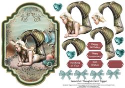 Beautiful Thoughts Card Topper