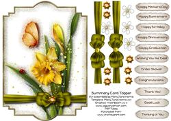 Summery Card Topper 1