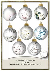8 Everyday Ornaments - Cu4cu