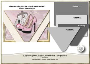 Layer Upon Layer Card Front Template - Cu4cu
