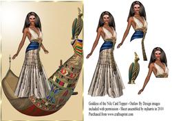 Goddess of the Nile Card Topper