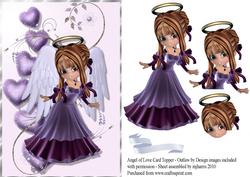 Angel of Love Card Topper