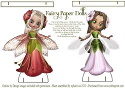 Fairy Paper Dolls & Stands