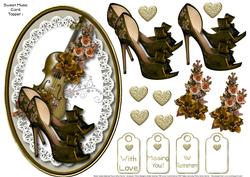Sweet Music Card Topper 4