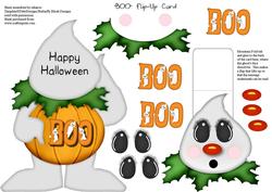 Boo Flip-up Card
