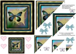 Butterfly Corner Pyramid Stacker Topper 1