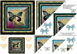Butterfly Corner Pyramid Stacker Topper 2