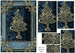 Gold Tree Christmas Topper 3