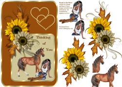 Beauty & the Horse Card Front