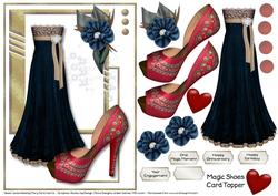 Magic Shoes Card Topper 1