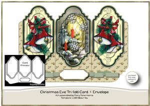 Christmas Eve Tri-fold Card & Envelope Kit
