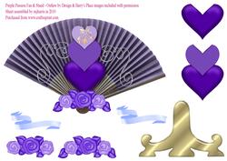 Purple Passion Fan & Stand
