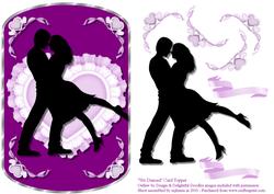 We Danced Card Topper
