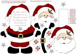 St. Nick Flip-up Card