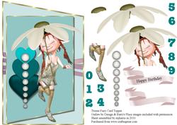 Tween Fairy Card Topper