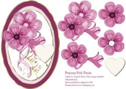 Precious Pink Posies Card Topper