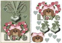 Teddy Love Topper