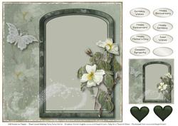 Wild Roses 8x8 Topper 1