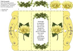 With Sympathy Card