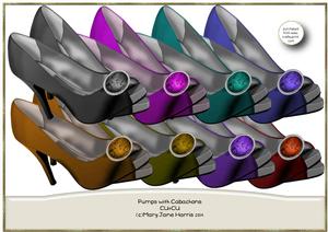 Pumps with Cabachons - Cu4cu