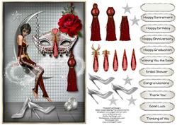 Masked Ball Topper - Design 5