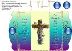 Cross Sympathy Card