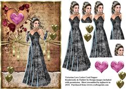 Victorian Love Letter Card Topper
