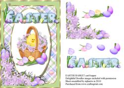 Easter Basket Card Topper