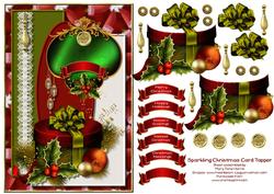 Sparkling Christmas Card Topper