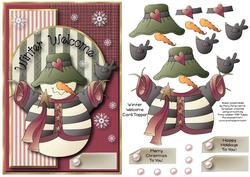 Winter Welcome Card Topper