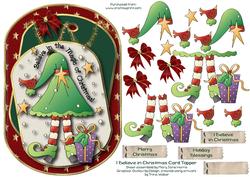 I Believe in Christmas Card Topper
