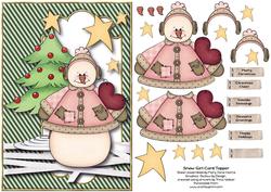 Snow-girl Card Topper