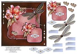 Lovely Lily Card Topper 2