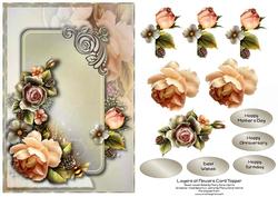 Layers of Flowers Card Topper 2